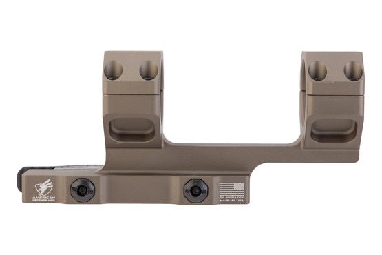 FDE 30mm scope mount with QD lever.